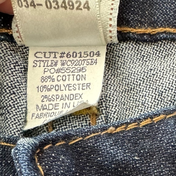 True Religion Y2K Joey Twist Seam Yellow Button Jeans *Excellent Size 27/4 - Picture 5 of 16